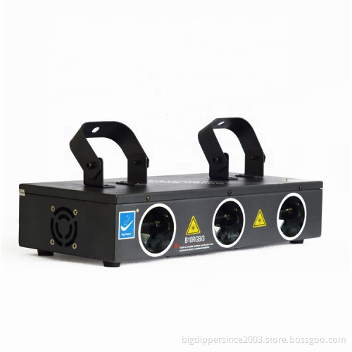 china factory RGB 3 heads scan laser light beam light photo light B10RGB/3